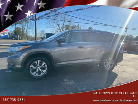 2015 Toyota Highlander for sale at Small Town Auto Of Cullman LLC in Cullman AL