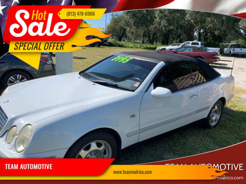 1999 Mercedes-Benz CLK for sale at TEAM AUTOMOTIVE in Valrico FL