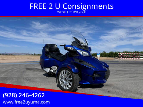 2013 Can-Am Spyder for sale at FREE 2 U Consignments in Yuma AZ