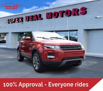 2014 Land Rover Range Rover Evoque for sale at SUPER DEAL MOTORS in Hollywood FL