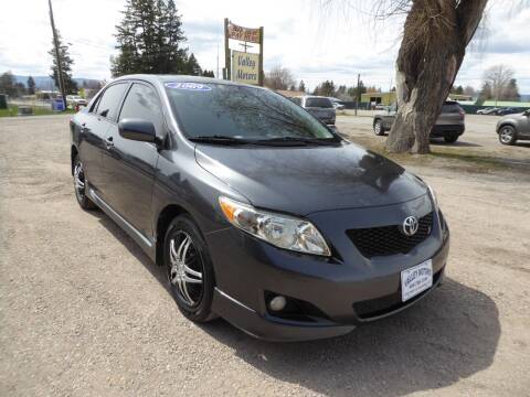 2009 Toyota Corolla for sale at VALLEY MOTORS in Kalispell MT