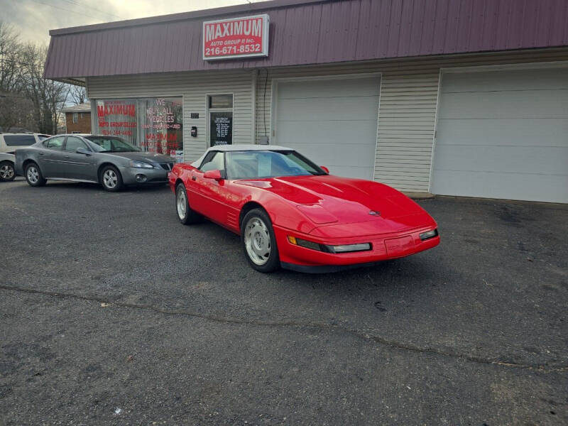 1992 Chevrolet Corvette for sale at Maximum Auto Group II INC in Cortland OH