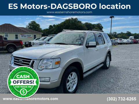2010 Ford Explorer for sale at ES Motors-DAGSBORO location in Dagsboro DE