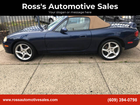 2002 Mazda MX-5 Miata for sale at Ross's Automotive Sales in Trenton NJ