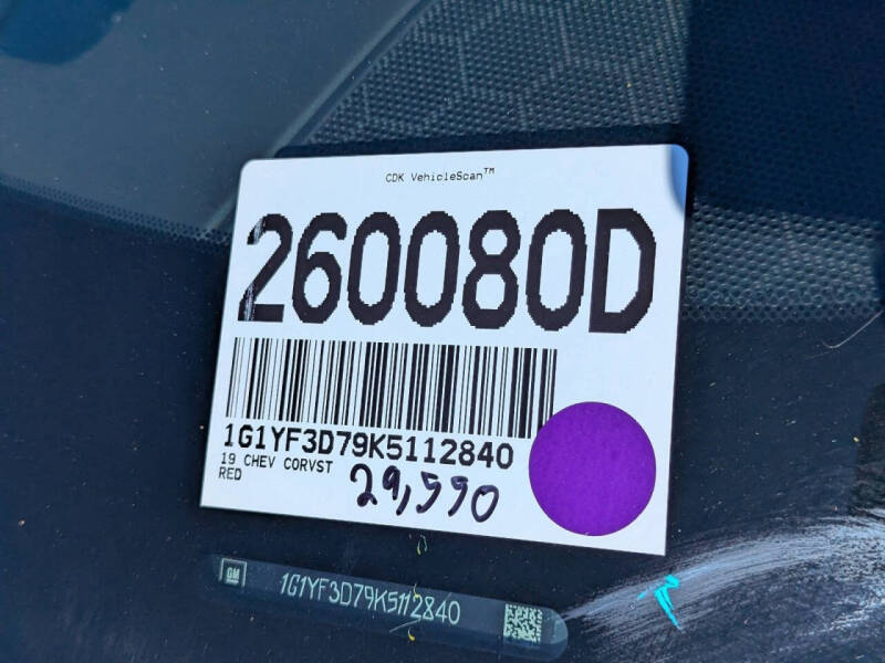 2019 Chevrolet Corvette Stingray