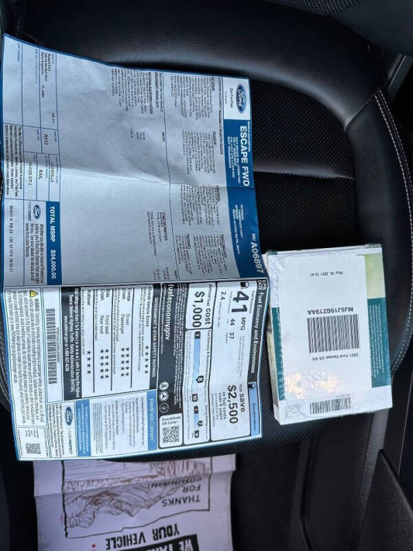 2021 Ford Escape Hybrid SEL