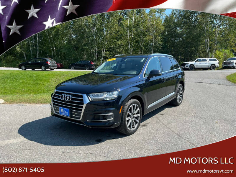 2018 Audi Q7 for sale at MD Motors LLC in Williston VT
