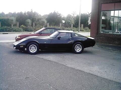 1982 Chevrolet Corvette for sale at S & R Motor Co in Kernersville NC