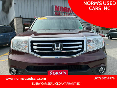 2015 Honda Pilot for sale at NORM'S USED CARS INC in Wiscasset ME