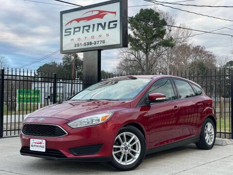 2015 Ford Focus for sale at Spring Motors in Spring TX