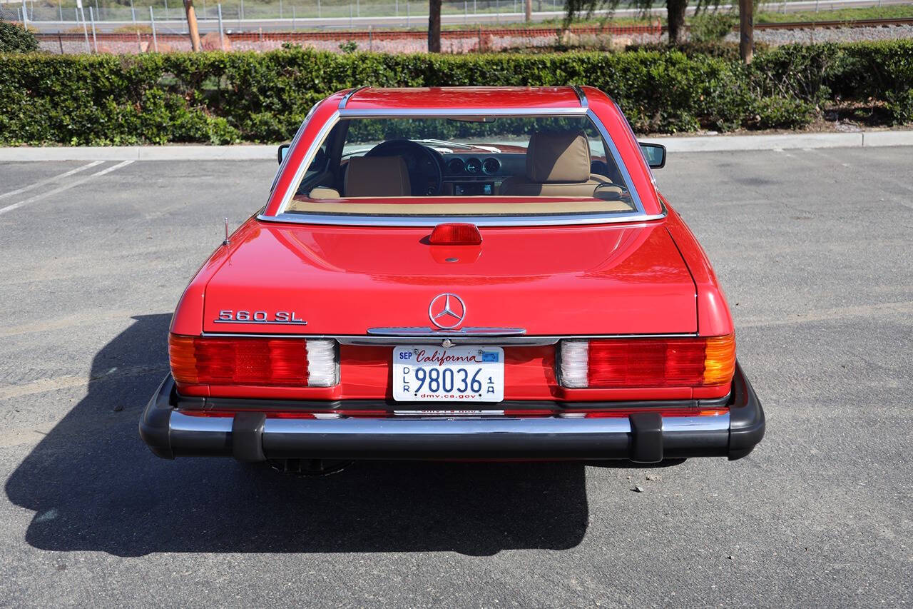 1987 Mercedes-Benz 560-Class for sale at DE AUTOS INC in San Juan Capistrano, CA