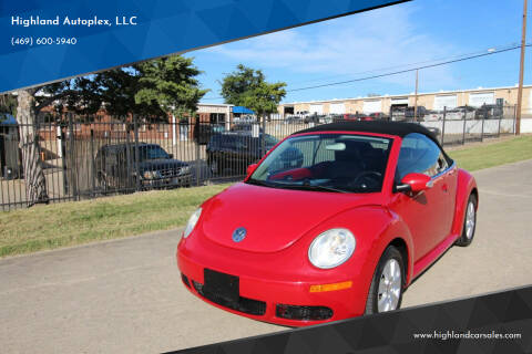 2009 Volkswagen New Beetle Convertible for sale at Highland Autoplex, LLC in Dallas TX