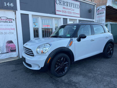 2014 MINI Countryman for sale at CERTIFIED MOTORCAR LLC in Roselle Park NJ