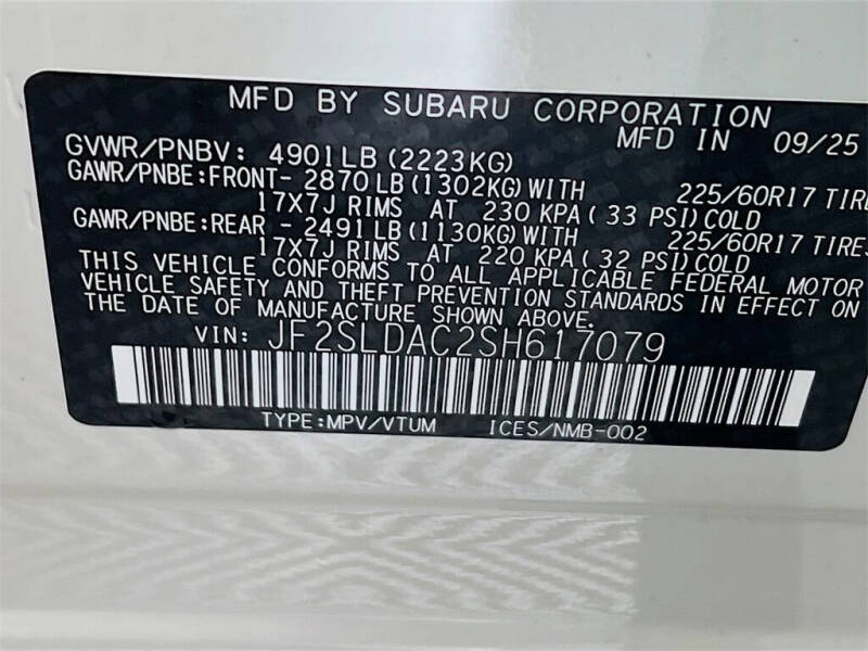 2025 Subaru Forester