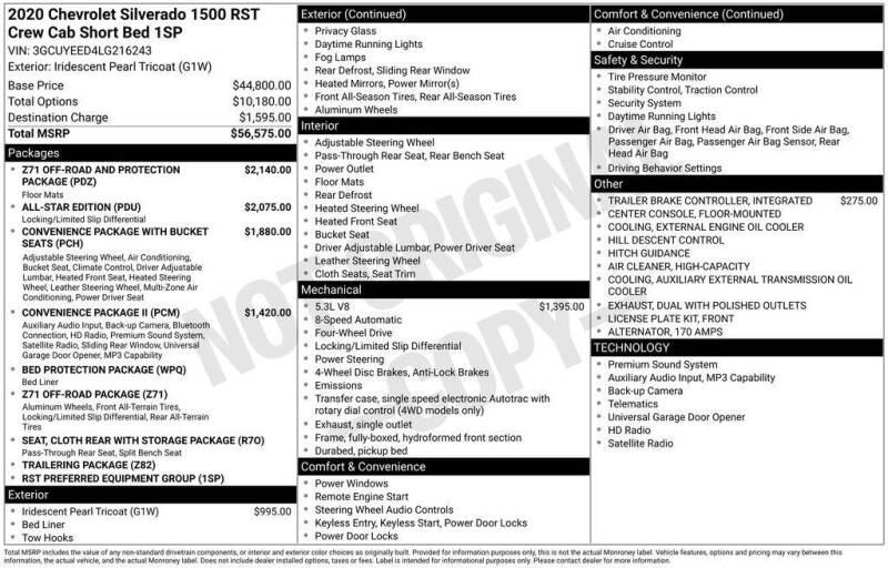 2020 Chevrolet Silverado 1500