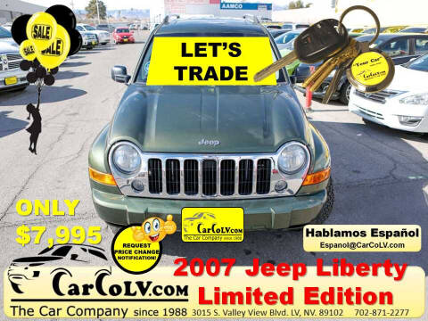2007 Jeep Liberty for sale at The Car Company in Las Vegas NV
