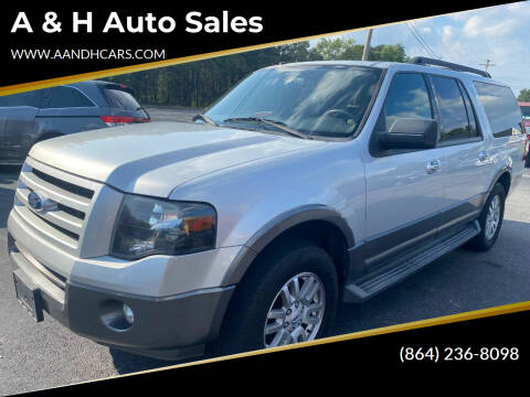 2012 Ford Expedition EL for sale at A & H Auto Sales in Greenville SC