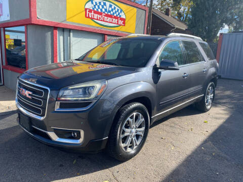 2014 GMC Acadia for sale at FUTURES FINANCING INC. in Denver CO