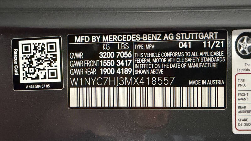 2021 Mercedes-Benz G-Class AMG G 63