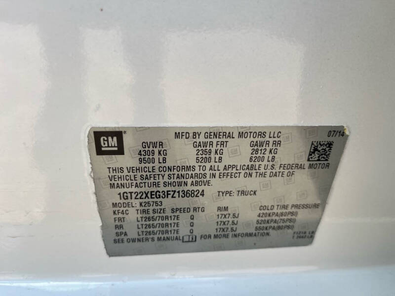 2015 GMC Sierra 2500HD