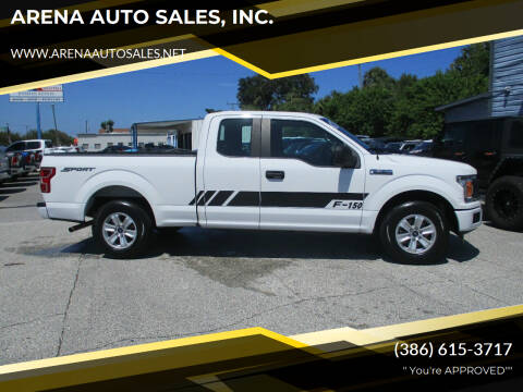 2018 Ford F-150 for sale at ARENA AUTO SALES,  INC. in Holly Hill FL