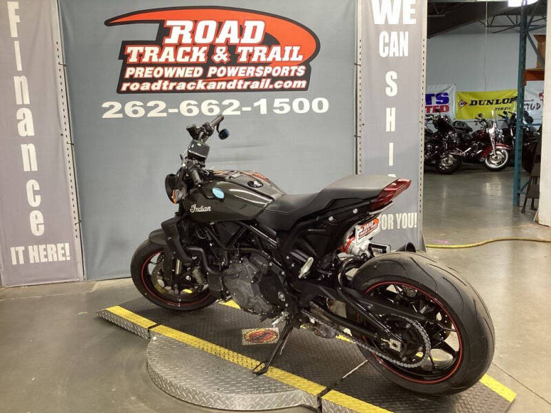 2022 Indian FTR S White Smoke
