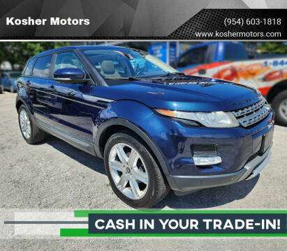 2013 Land Rover Range Rover Evoque for sale at Kosher Motors in Hollywood FL