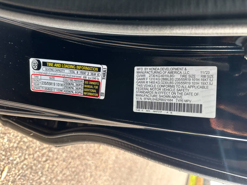 2024 Honda Odyssey Touring