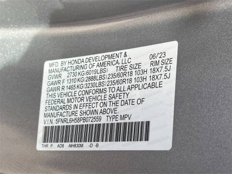 2023 Honda Odyssey EX