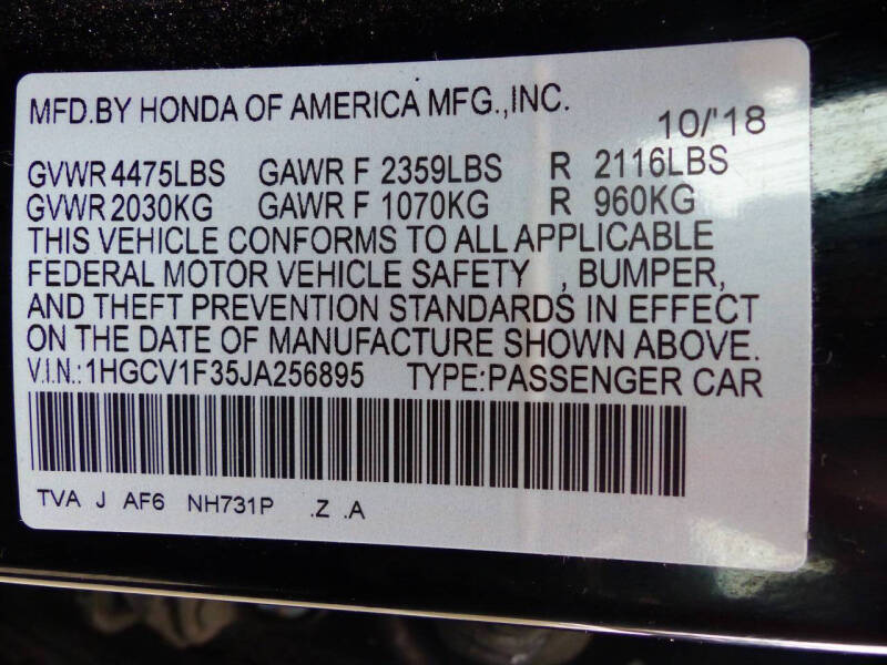 2018 Honda Accord Sport