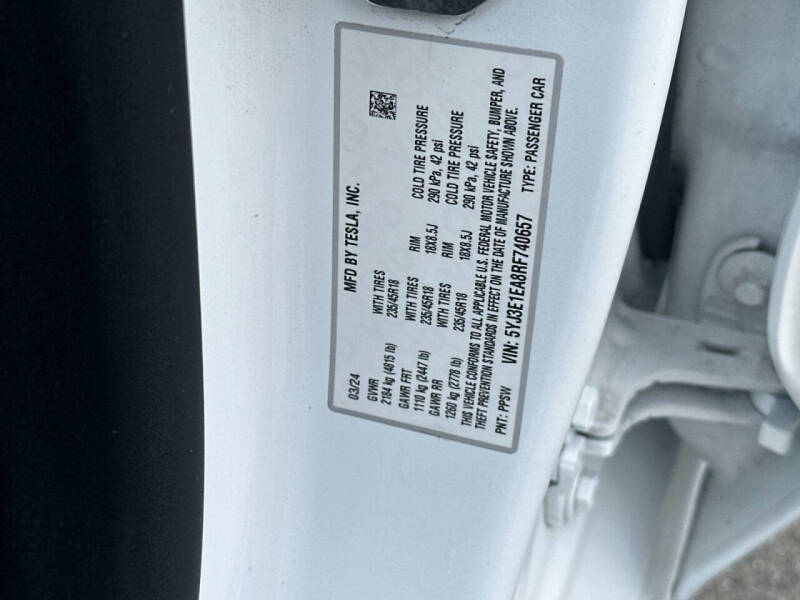 2024 Tesla Model 3