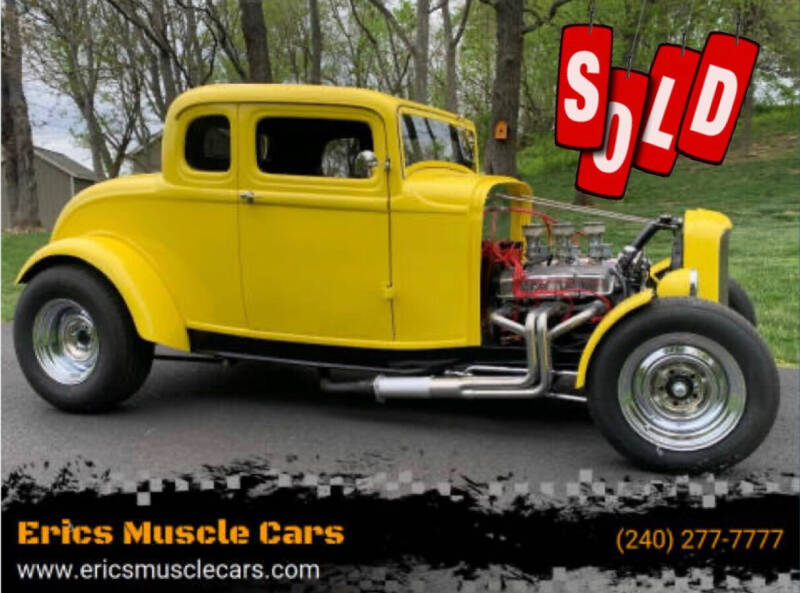 1932 Ford Coupe for sale at Eric's Muscle Cars in Clarksburg MD