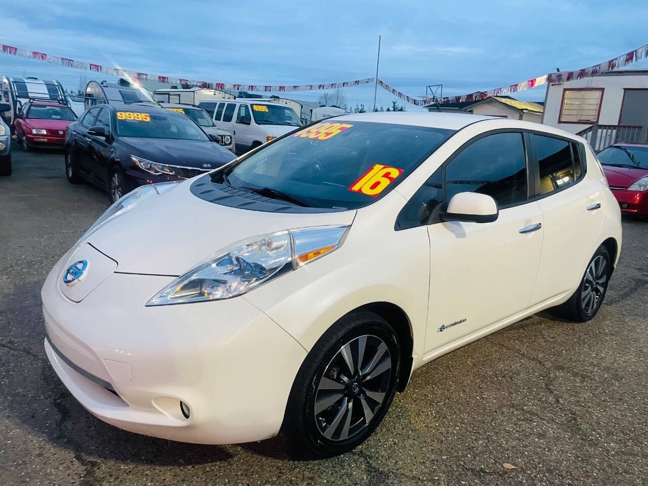 2016 Nissan LEAF for sale at New Creation Auto Sales in Everett, WA