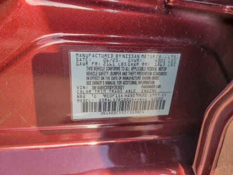 2025 Nissan Sentra SV