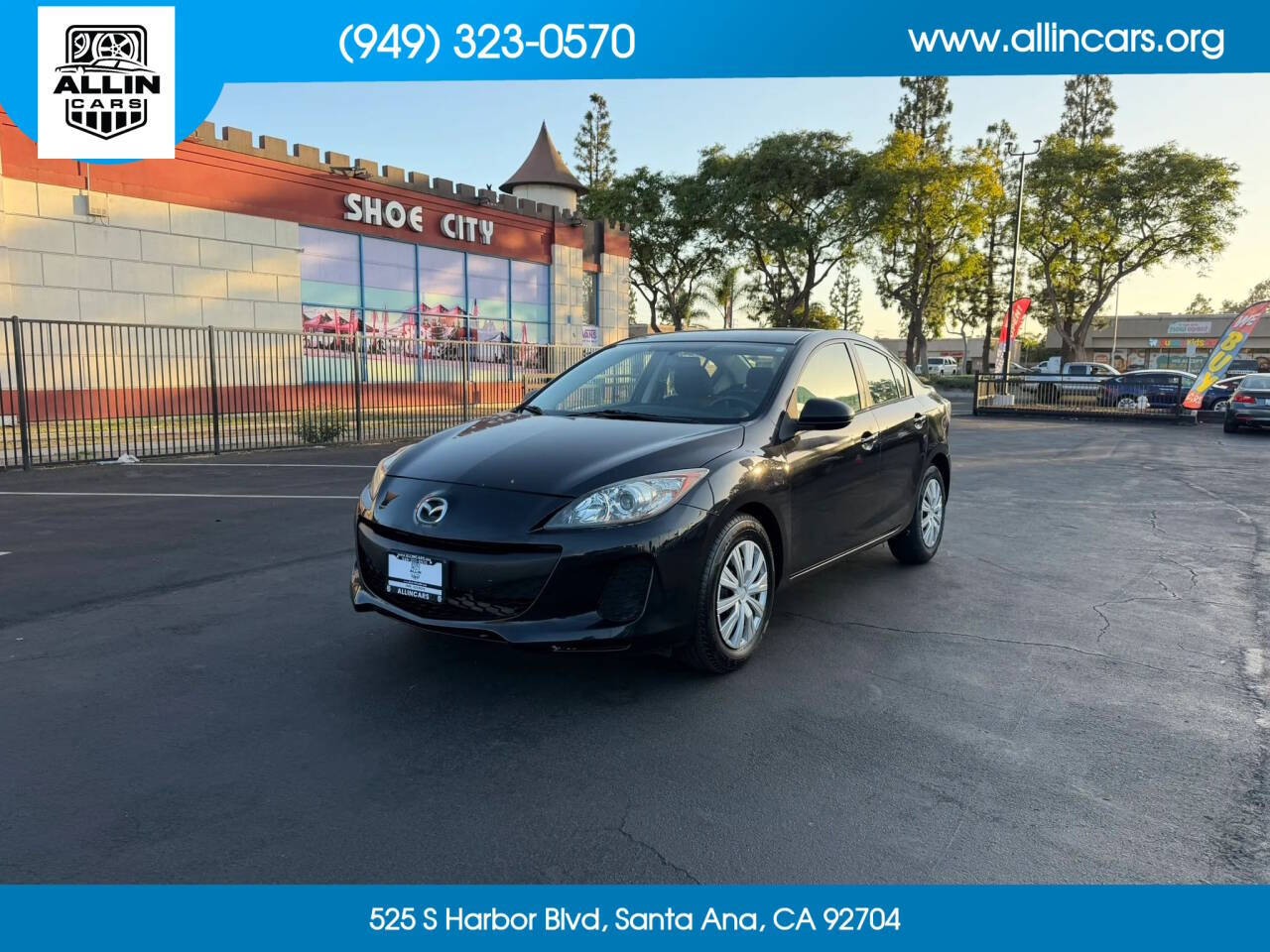 Black 2013 Mazda Mazda3 i SV i SV 4dr Sedan 5M 1