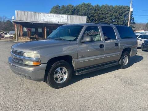 2000 Chevrolet Suburban for sale at Greenbrier Auto Sales in Greenbrier AR