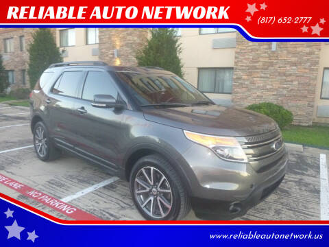 2015 Ford Explorer for sale at RELIABLE AUTO NETWORK in Arlington TX