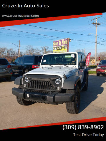 2015 Jeep Wrangler for sale at Cruze-In Auto Sales in East Peoria IL