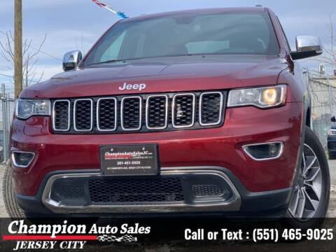 2019 Jeep Grand Cherokee for sale at CHAMPION AUTO SALES OF JERSEY CITY in Jersey City NJ