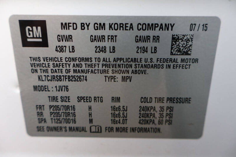 2015 Chevrolet Trax LT