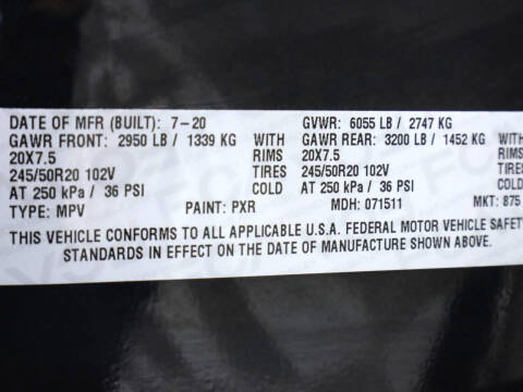 2020 Chrysler Pacifica Touring L