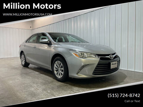 2015 Toyota Camry for sale at Million Motors in Adel IA