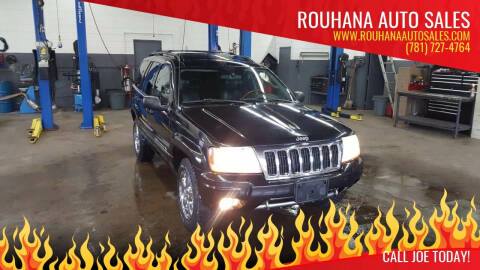 2004 Jeep Grand Cherokee for sale at Rouhana Auto Sales in Norwood MA