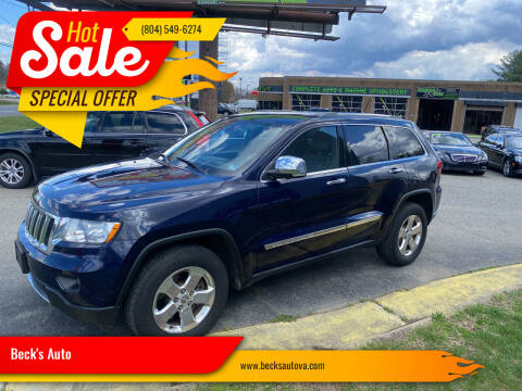2012 Jeep Grand Cherokee for sale at Beck's Auto in Chesterfield VA