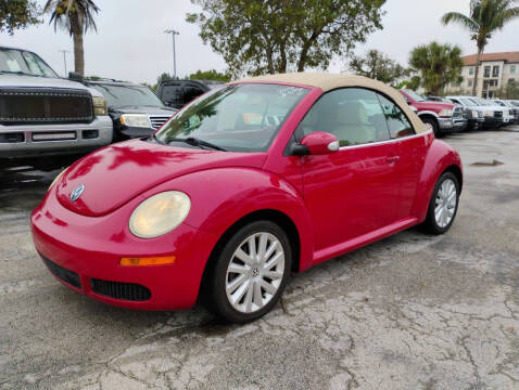 2010 Volkswagen New Beetle Convertible for sale at EZ automobile brokers in Deerfield Beach FL