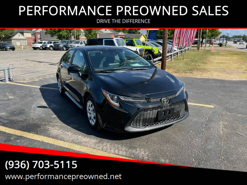 2020 Toyota Corolla for sale at PERFORMANCE PREOWNED SALES in Conroe TX