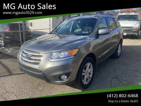 2012 Hyundai Santa Fe for sale at MG Auto Sales in Pittsburgh PA