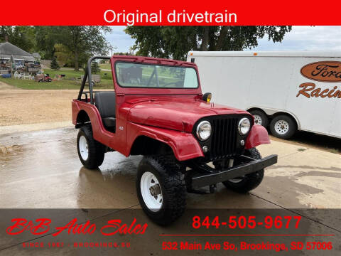 1958 Willys CJ-5 for sale at B & B Auto Sales in Brookings SD