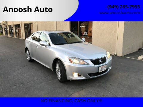 2006 Lexus IS 250 for sale at Anoosh Auto in Mission Viejo CA