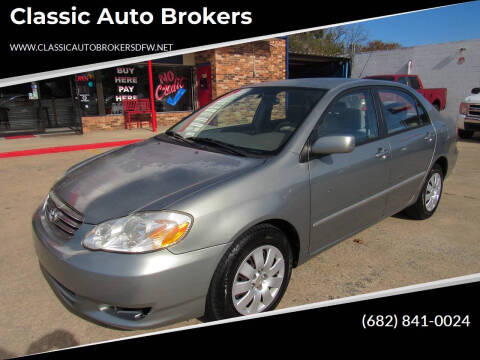 2004 Toyota Corolla CE